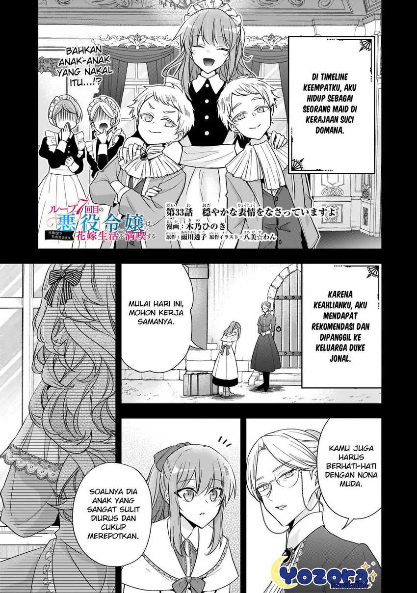 Baca Komik The Villainess Wants to Enjoy a Carefree Married Life in a Former Enemy Country in Her Seventh Loop! Chapter 33 halaman 2