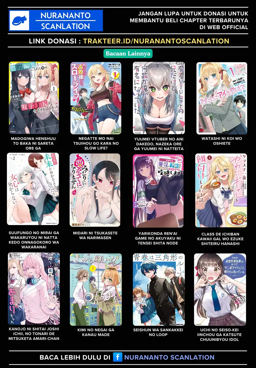 Baca 10-Nen Buri ni Saikai shita Kusogaki wa Seijun Bishoujo JK ni Seichou shiteita - Chapter 13.1 halaman 12