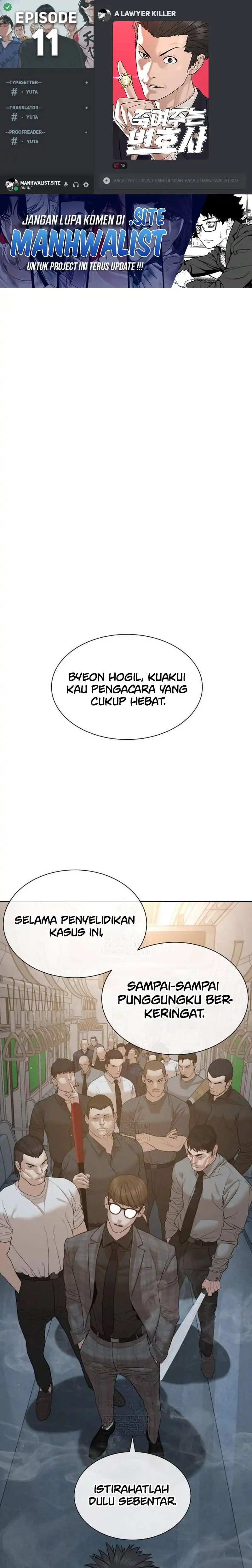 Baca A Lawyer Killler (Killer Lawyer) - Chapter 11 halaman 1