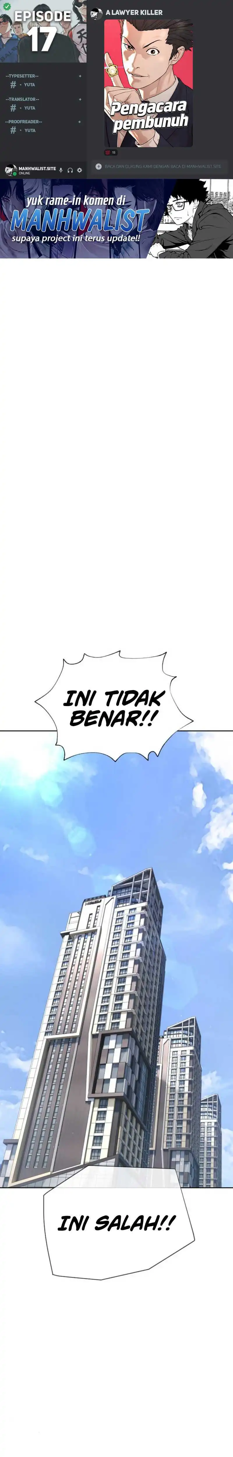 Baca A Lawyer Killler (Killer Lawyer) - Chapter 17 halaman 1