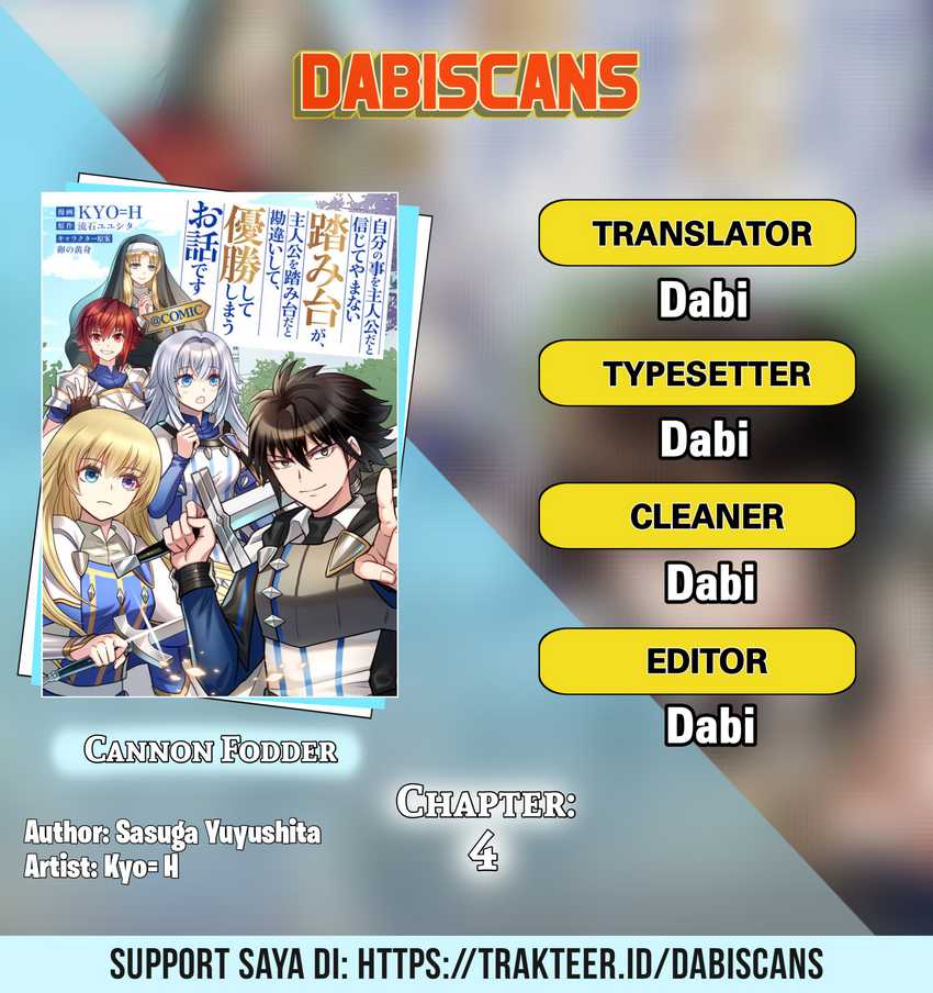 Baca A Story of a Cannon Fodder who Firmly Believed He was the Protagonist, Misunderstood the Actual Protagonist as the Cannon Fodder, and Ended up Victorious - Chapter 04 halaman 1