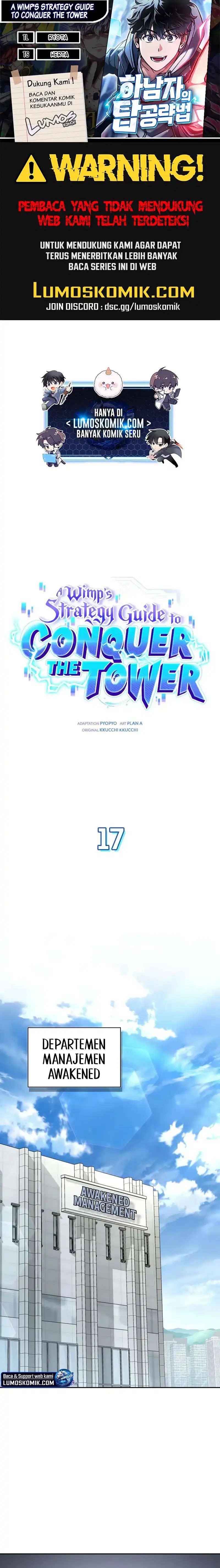 Baca A Wimp's Strategy Guide to Conquer the Tower - Chapter 17 halaman 1