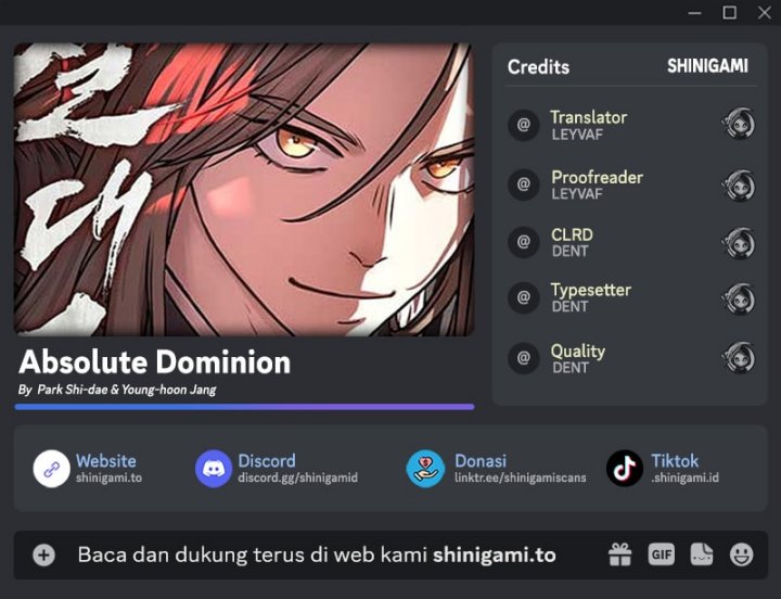 Baca Absolute Dominion - Chapter 63 halaman 1