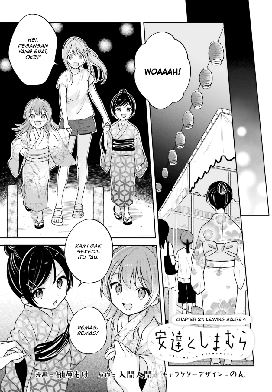 Baca Adachi to Shimamura - Chapter 29.1 halaman 1
