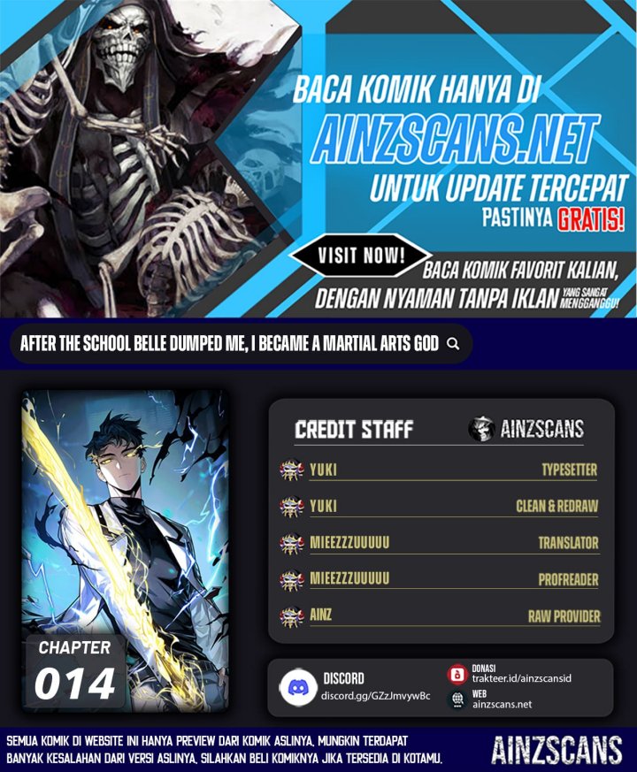 Baca Komik After the High School Goddess Dumped Me I Became a Martial Arts God (After breaking up with the school beauty) Chapter 14 halaman 1