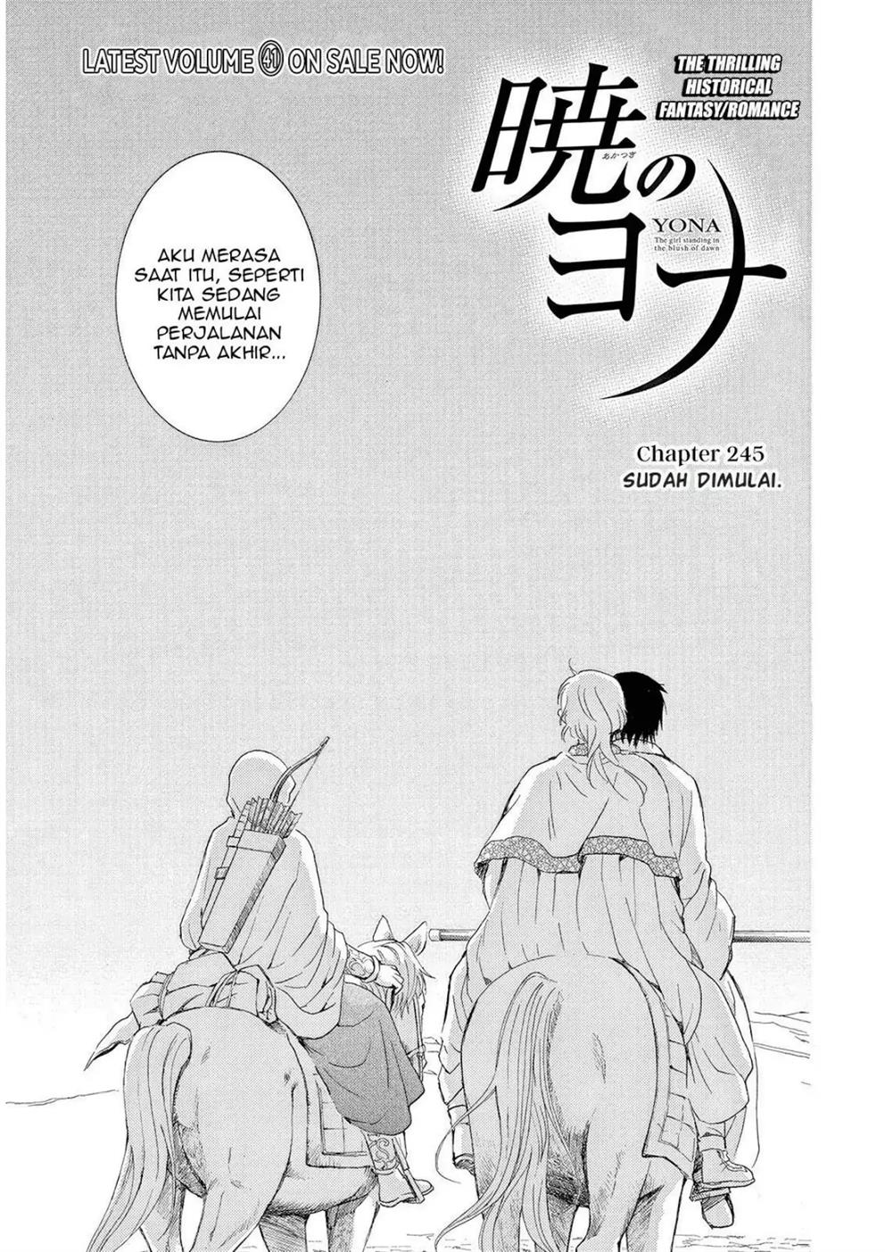 Baca Akatsuki no Yona - Chapter 245 halaman 3