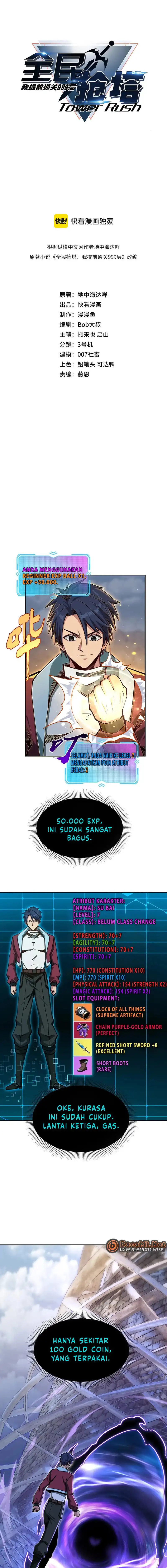 Baca All People Scramble for the Tower, I Cleared 999 Floors in Advance - Chapter 09 halaman 3
