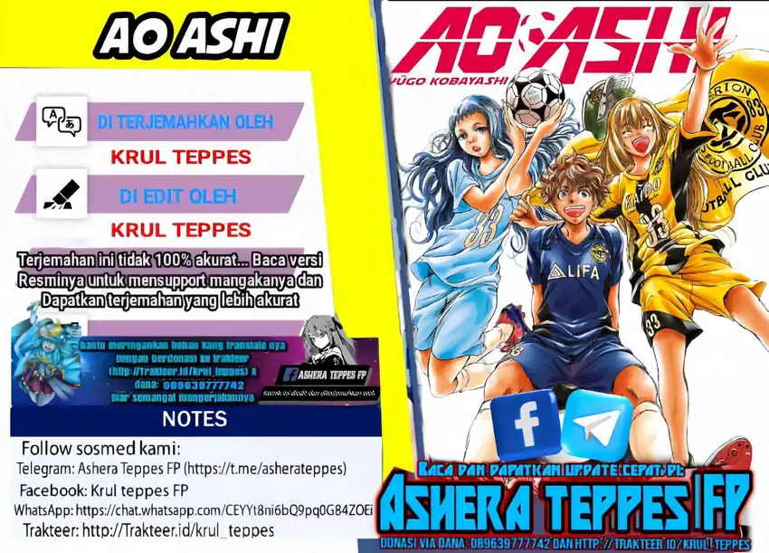 Ao Ashi Chapter 77 page 2