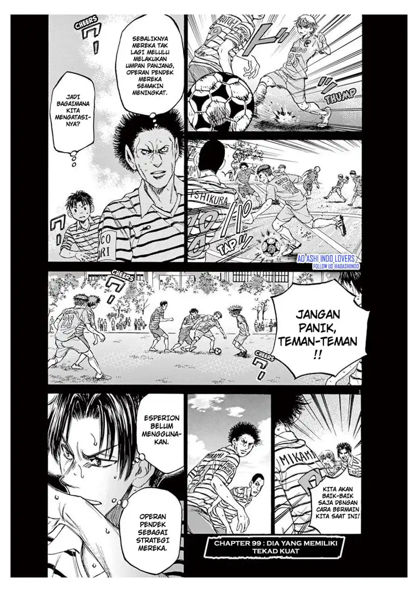 Baca Ao Ashi - Chapter 99 halaman 1