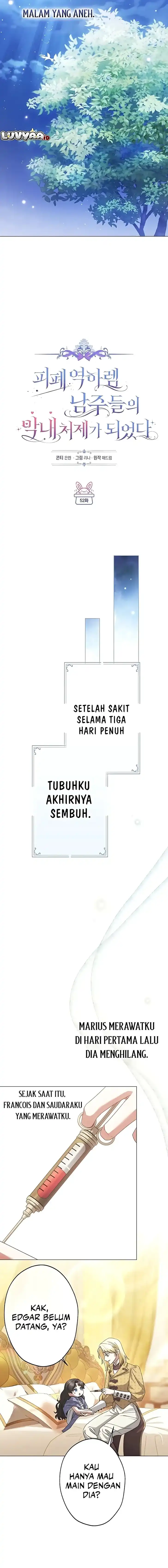 Baca Became the youngest Sister-in-Law of the Ruined Harem Male Leads - Chapter 52 halaman 8