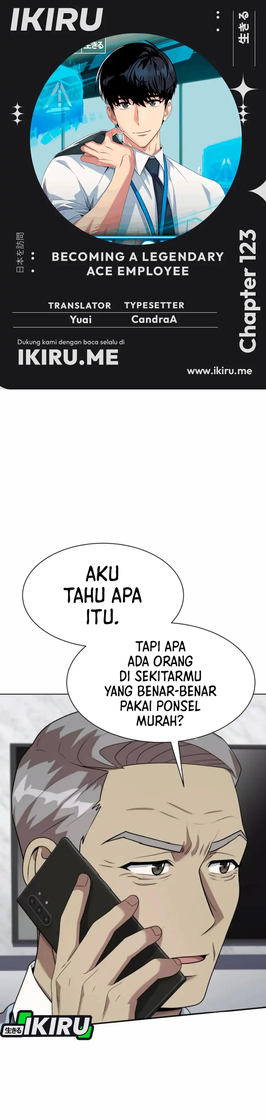 Baca Becoming a Legendary Ace Employee - Chapter 123 halaman 1