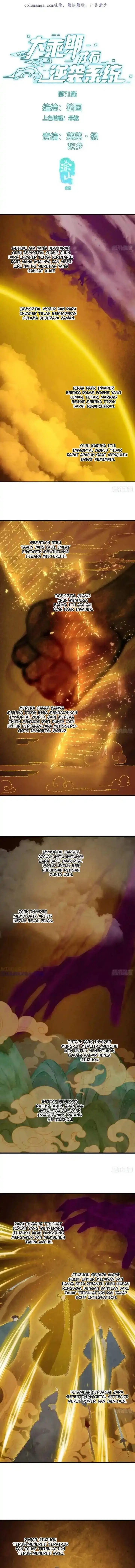 Baca Counterattacking System Available At The Grand Ascension Stage - Chapter 72 halaman 2