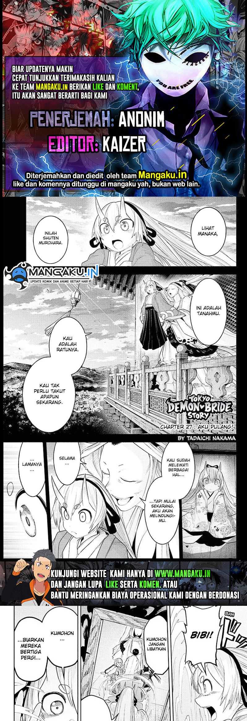 Baca Dai Tokyo Oniyome-den - Chapter 27 halaman 1