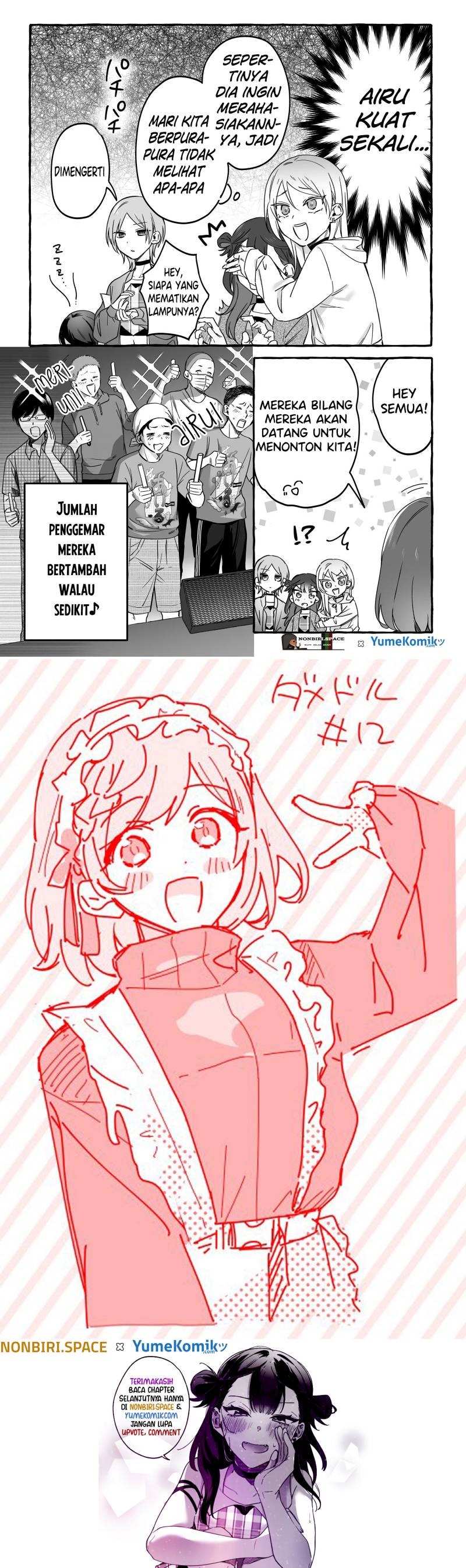 Baca Damedol to Sekai ni Hitori Dake no Fan (Serialization) - Chapter 12 halaman 15