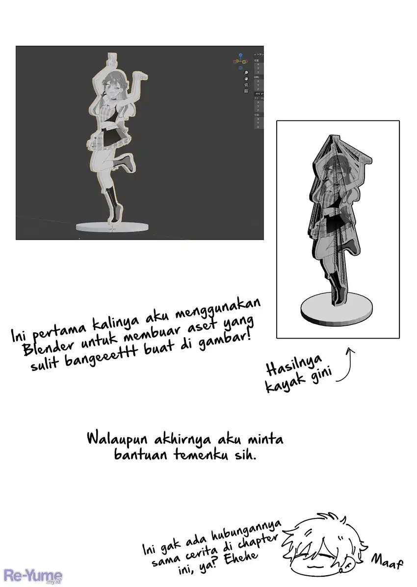 Baca Damedol to Sekai ni Hitori Dake no Fan (Serialization) - Chapter 45 halaman 20