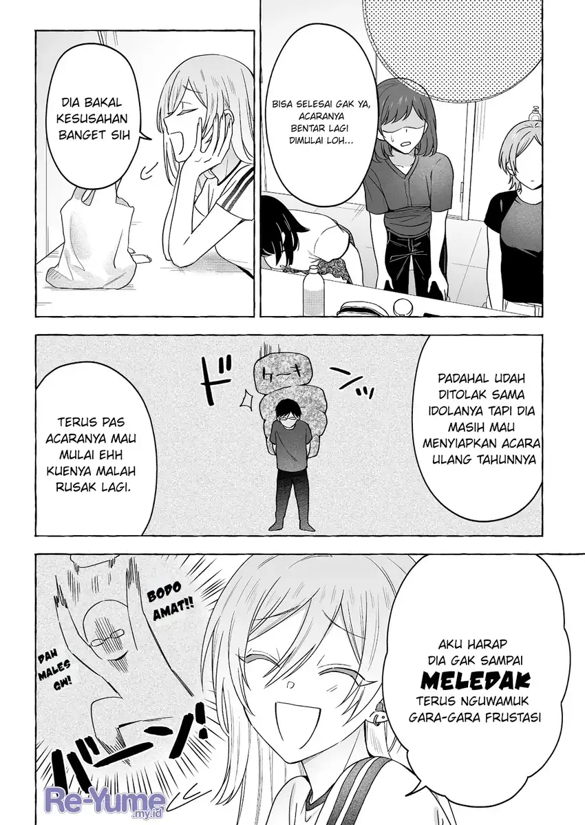 Baca Damedol to Sekai ni Hitori Dake no Fan (Serialization) - Chapter 50 halaman 6