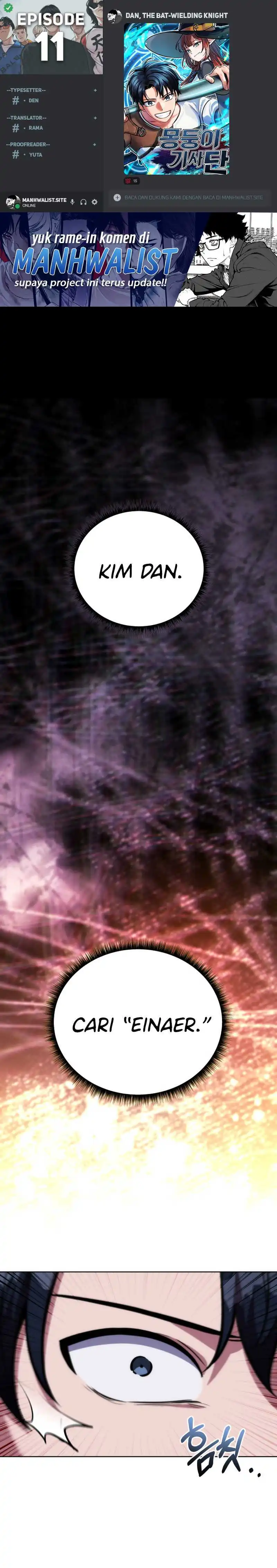 Baca Dan, the Bat-Wielding Knight - Chapter 11 halaman 1