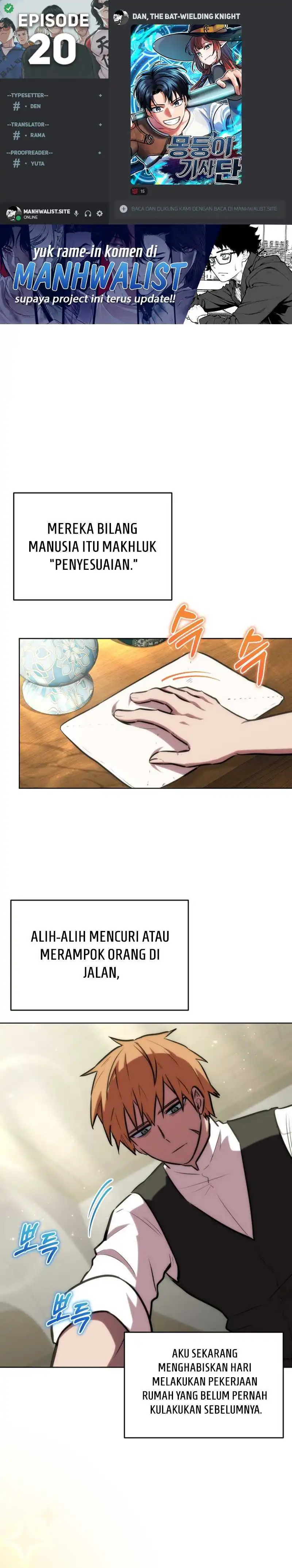 Baca Dan, the Bat-Wielding Knight - Chapter 20 halaman 1