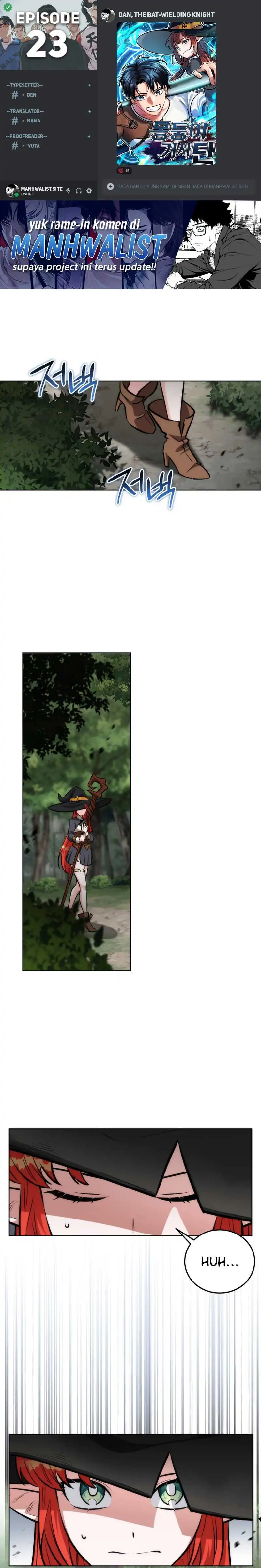 Baca Dan, the Bat-Wielding Knight - Chapter 23 halaman 1