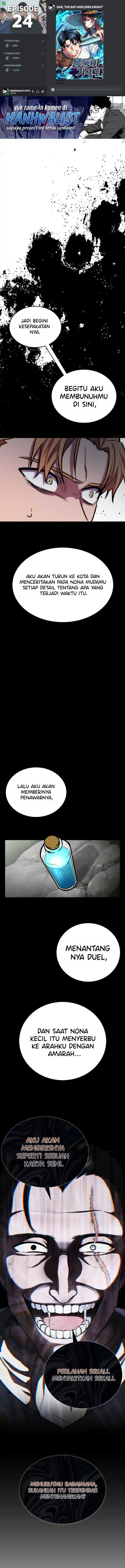 Baca Dan, the Bat-Wielding Knight - Chapter 24 halaman 1
