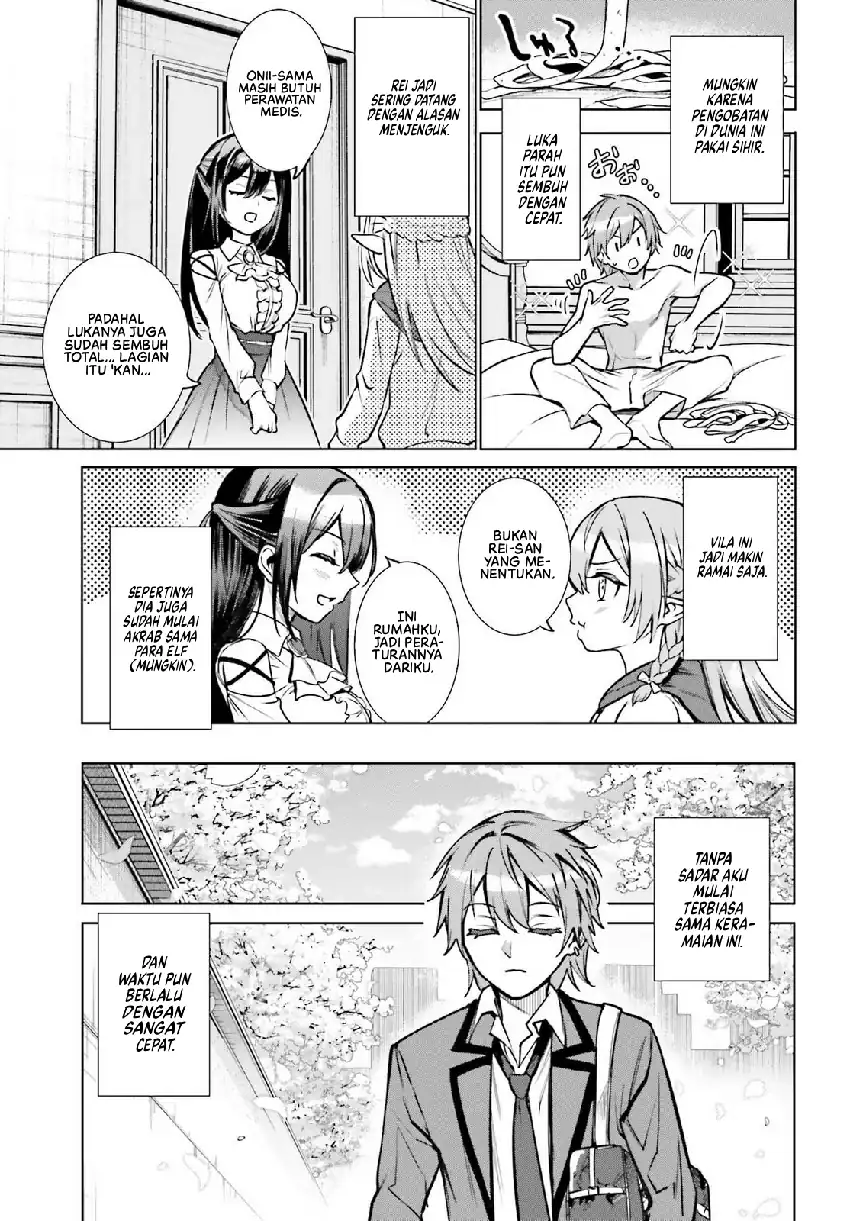 Baca Danshi Kinsei Game Sekai de Ore ga Yarubeki Yuiitsu no Koto – Yuri no Ma ni Hasamaru Otoko to Shite Tensei shite shimaimashita - Chapter 11 halaman 35