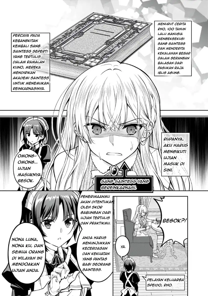 Baca Danzai Sareta Tensei Seijo wa, Akuyaku Reijou no Michi wo Iku! - Chapter 02 halaman 2