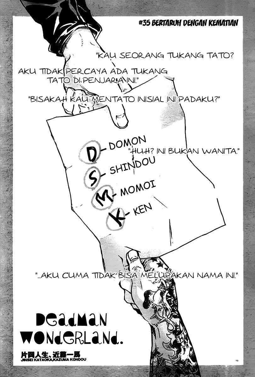 Baca Deadman Wonderland - Chapter 35 halaman 1