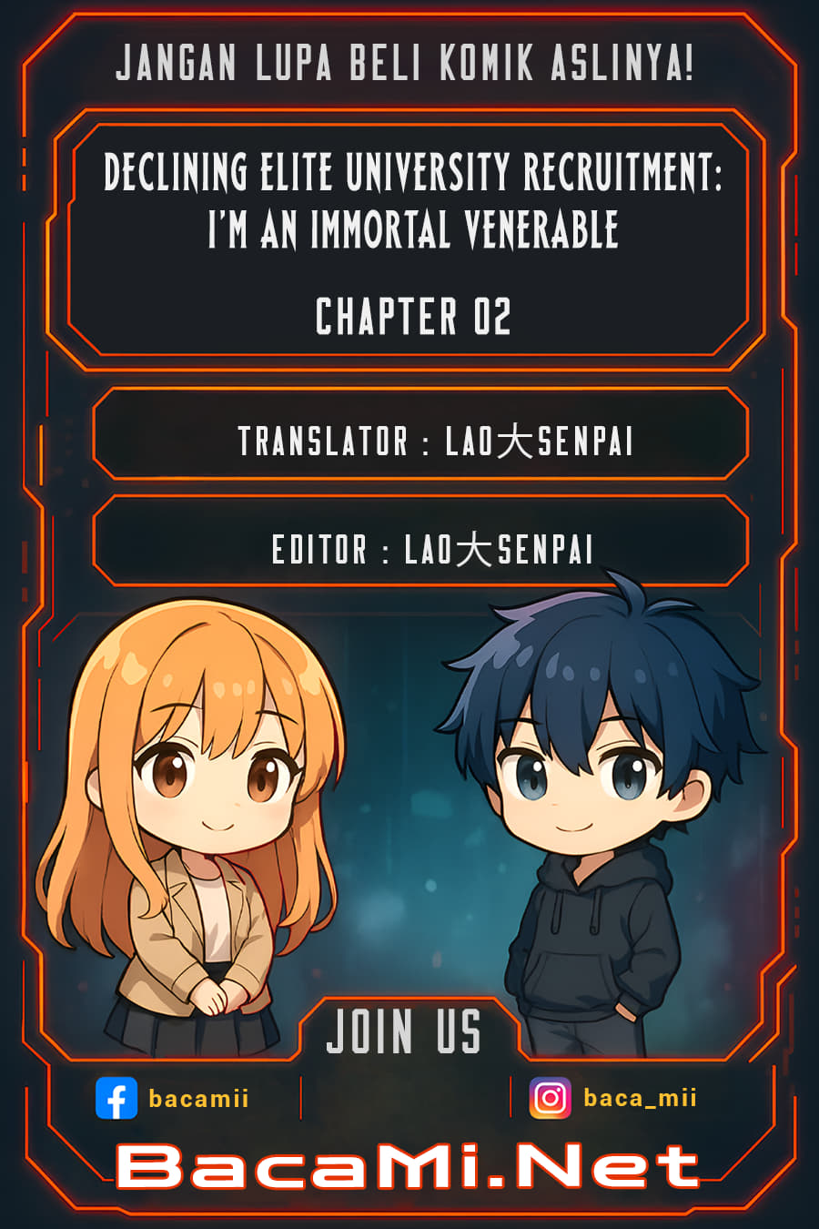 Baca Declining Elite University Recruitment: I'm an Immortal Venerable - Chapter 2 halaman 1