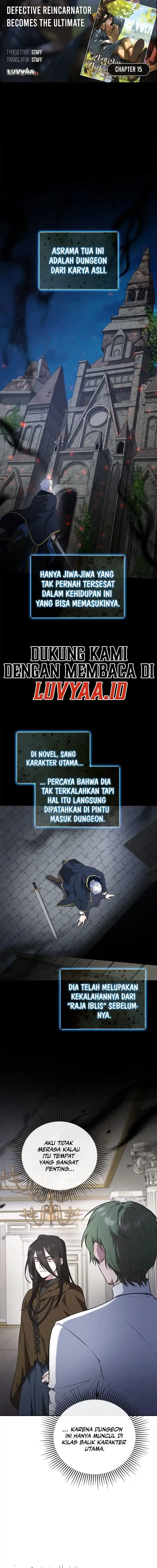 Baca Defective Reincarnator Becomes the Ultimate Teacher - Chapter 15 halaman 1