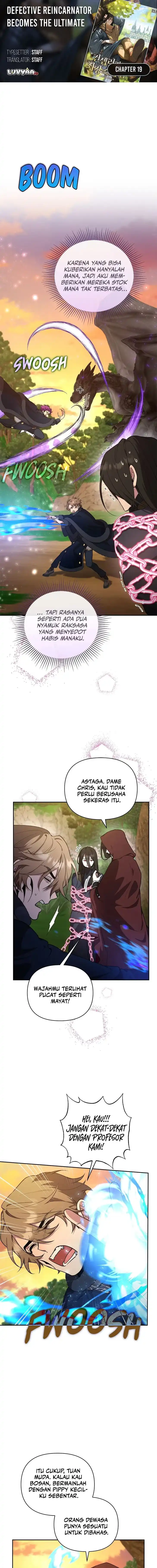 Baca Defective Reincarnator Becomes the Ultimate Teacher - Chapter 19 halaman 1