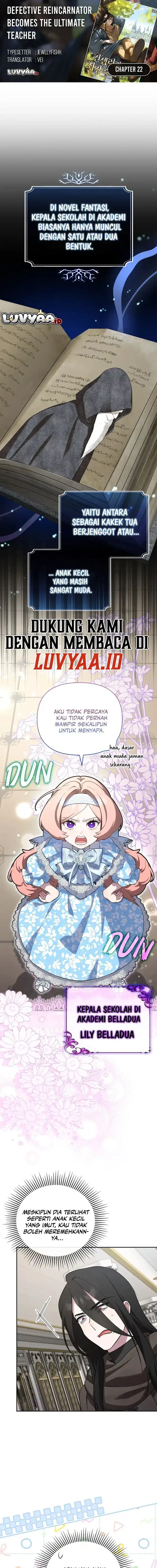 Baca Defective Reincarnator Becomes the Ultimate Teacher - Chapter 22 halaman 1