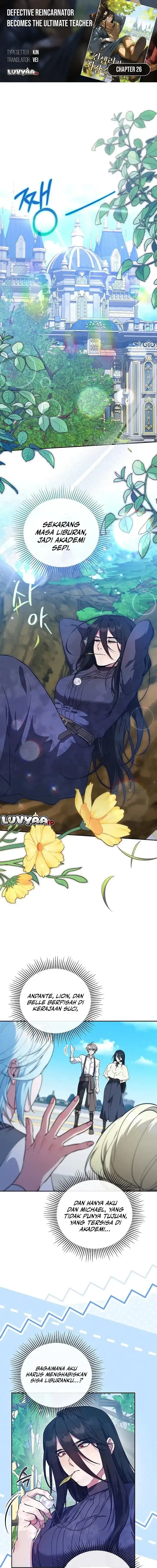 Baca Defective Reincarnator Becomes the Ultimate Teacher - Chapter 26 halaman 1