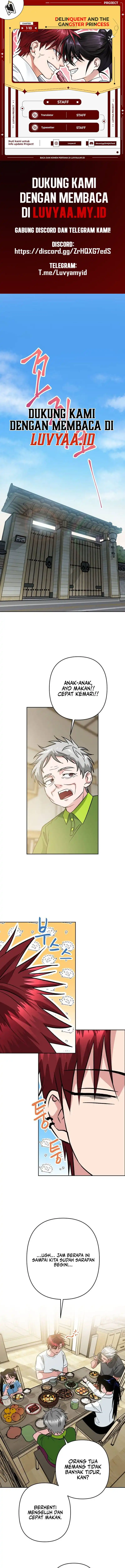 Baca Delinquent and the Gangster Princess - Chapter 06 halaman 1