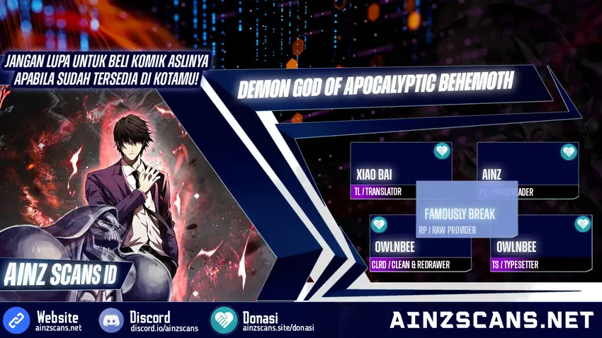 Baca Komik Demon God of Apocalyptic Behemoth Chapter 42 halaman 1