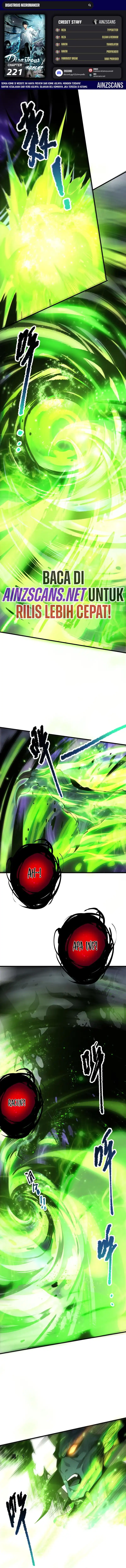 Baca Disastrous Necromancer - Chapter 221 halaman 1