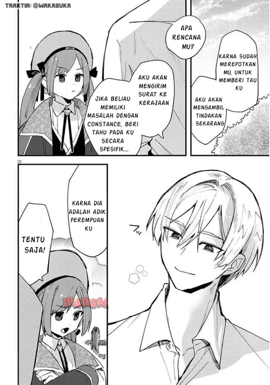 Baca Komik Doumo, Zense de Satsuriku no Madougu wo Tsukutteita Shishaku Reijou desu Chapter 04 halaman 22