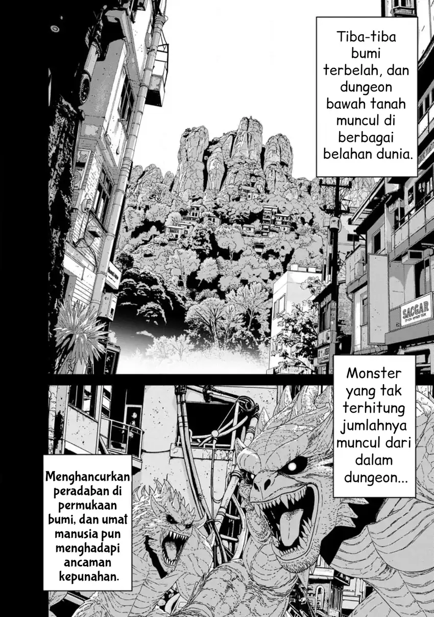 Baca Dungeon de Tatakai Tsudzukette 20-nen no Doutei Yuusha, Chijou ni Modottara Danjouhi 1:1000 no Sekai Datta - Chapter 02 halaman 8