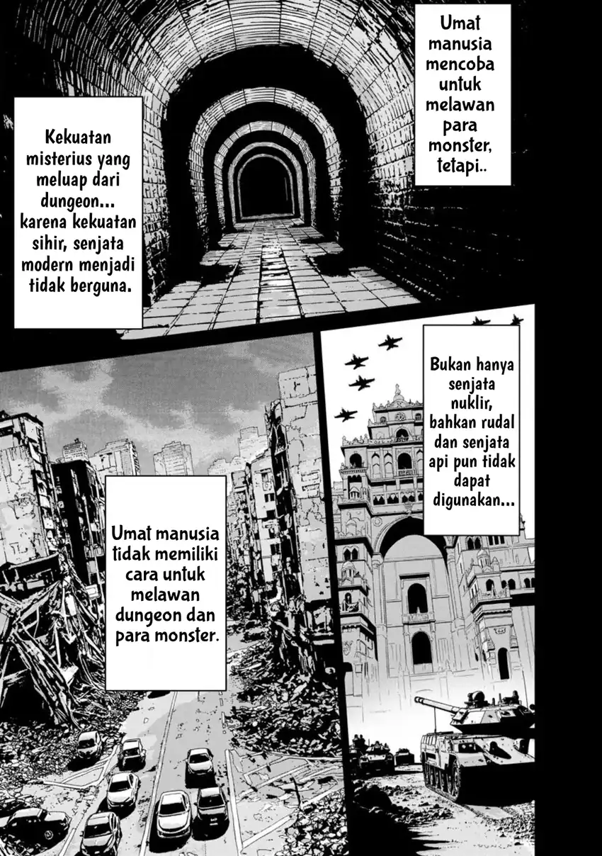 Baca Dungeon de Tatakai Tsudzukette 20-nen no Doutei Yuusha, Chijou ni Modottara Danjouhi 1:1000 no Sekai Datta - Chapter 02 halaman 9