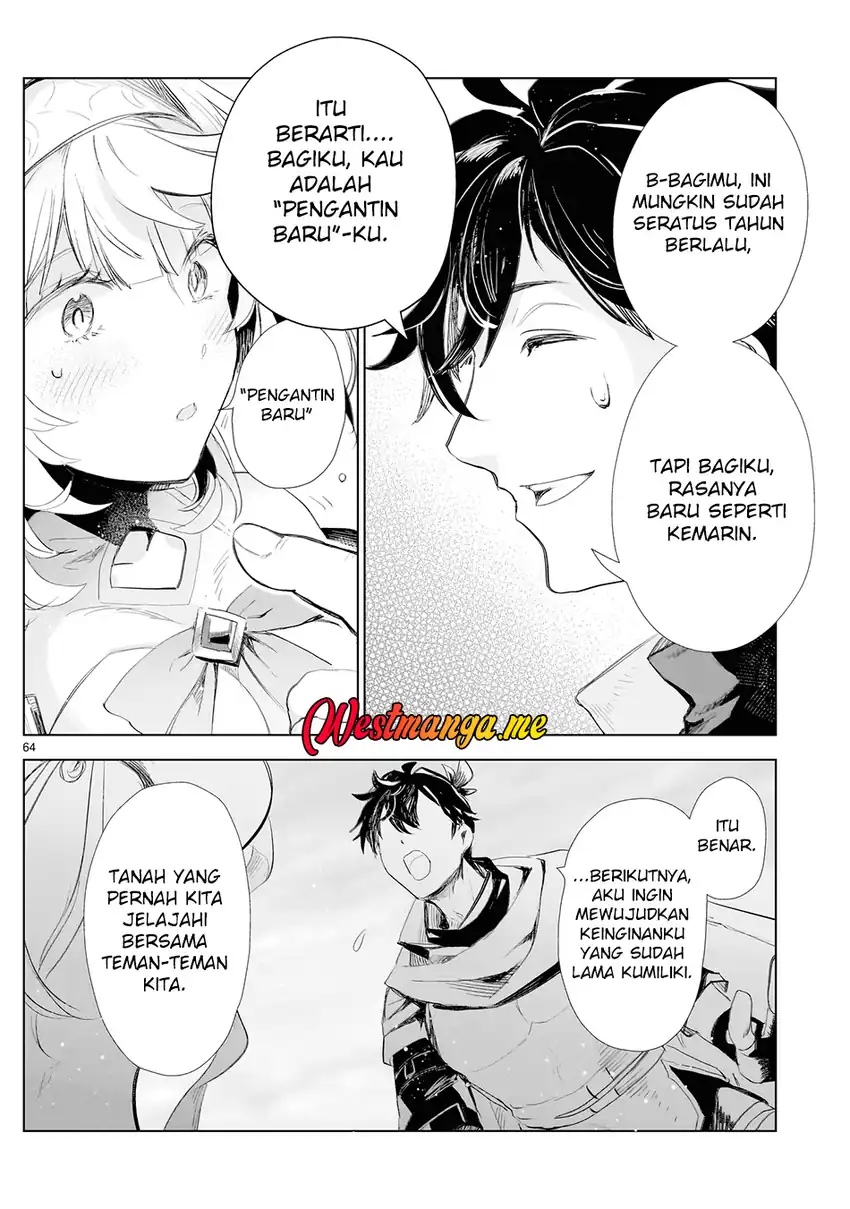 Baca Elf Tsuma to Hajimeru Yuukyuu no Tabi ~Densetsu no Yuusha, Aisuru Elf to Tomoni 100-nen Mae ni Sukutta Sekai wo Tabisuru~ - Chapter 01 halaman 57