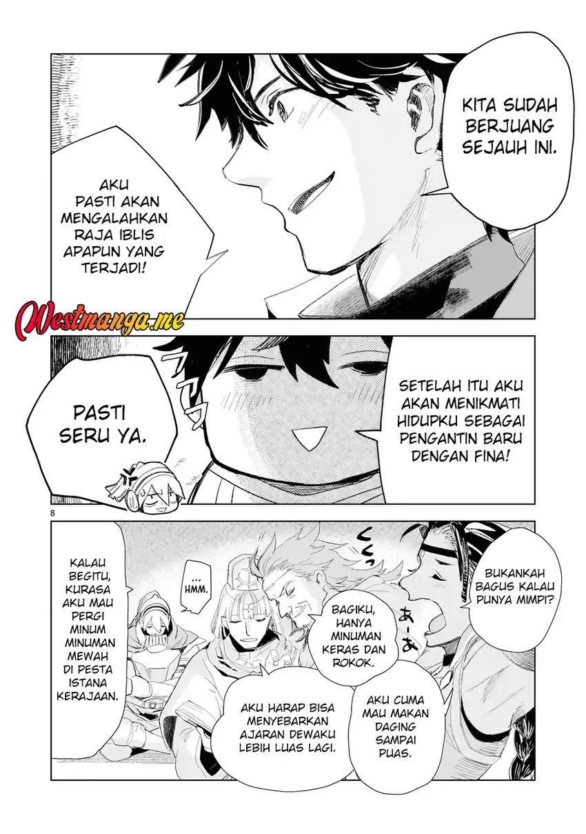 Baca Elf Tsuma to Hajimeru Yuukyuu no Tabi ~Densetsu no Yuusha, Aisuru Elf to Tomoni 100-nen Mae ni Sukutta Sekai wo Tabisuru~ - Chapter 01 halaman 8