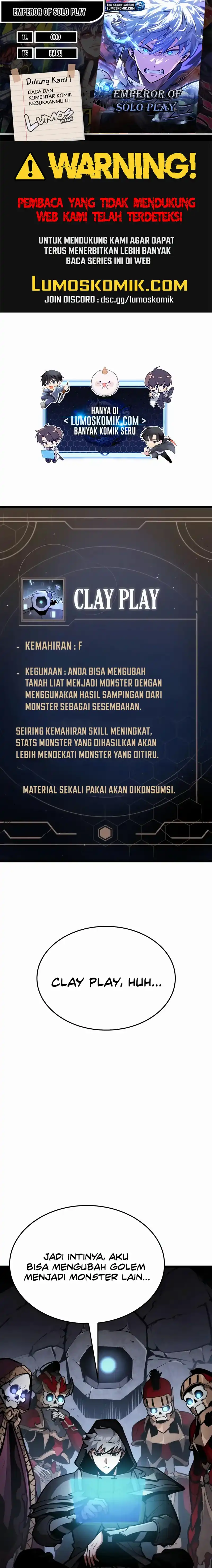 Baca Emperor Of Solo Play - Chapter 34 halaman 1