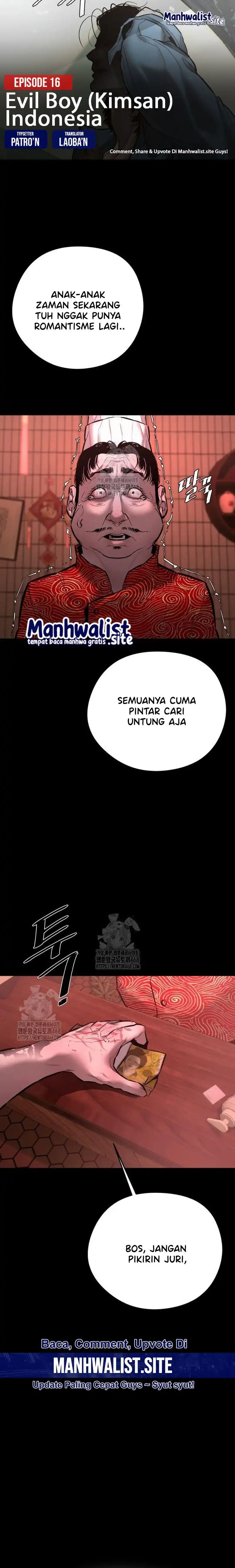 Baca Evil Boy (Kimsan) Chapter 16 - Halaman 1 Baca Evil Boy (Kimsan) - Chapter 16 halaman 1