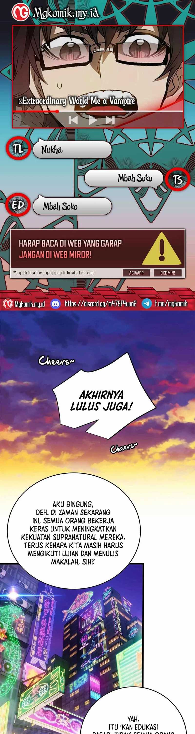 Extraordinary World?! Me… A Vampire?! Chapter 01 page 2