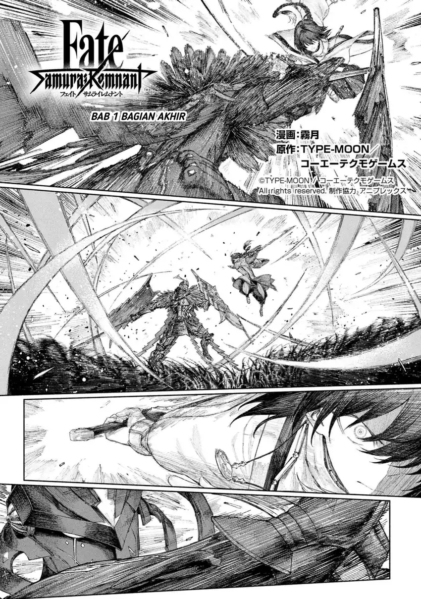 Baca Fate/Samurai Remnant - Chapter 01.3 halaman 1