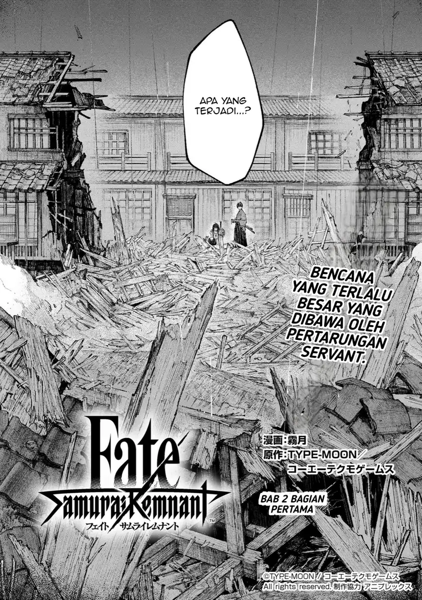 Baca Fate/Samurai Remnant - Chapter 02.1 halaman 2