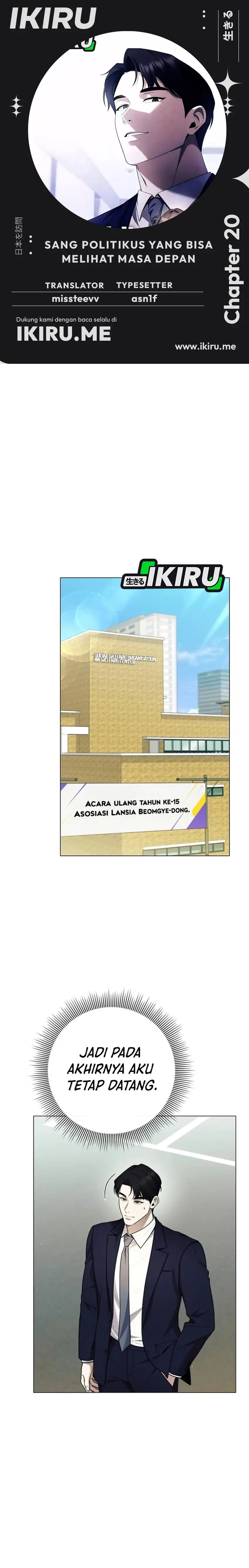 Baca Foresighting Politician The Politician Who Can See the Future - Chapter 20 halaman 1