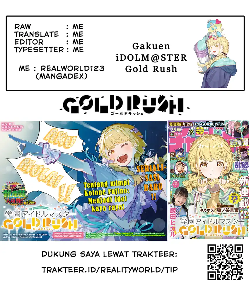 Baca Gakuen Idol Master Gold Rush - Chapter 40 halaman 18