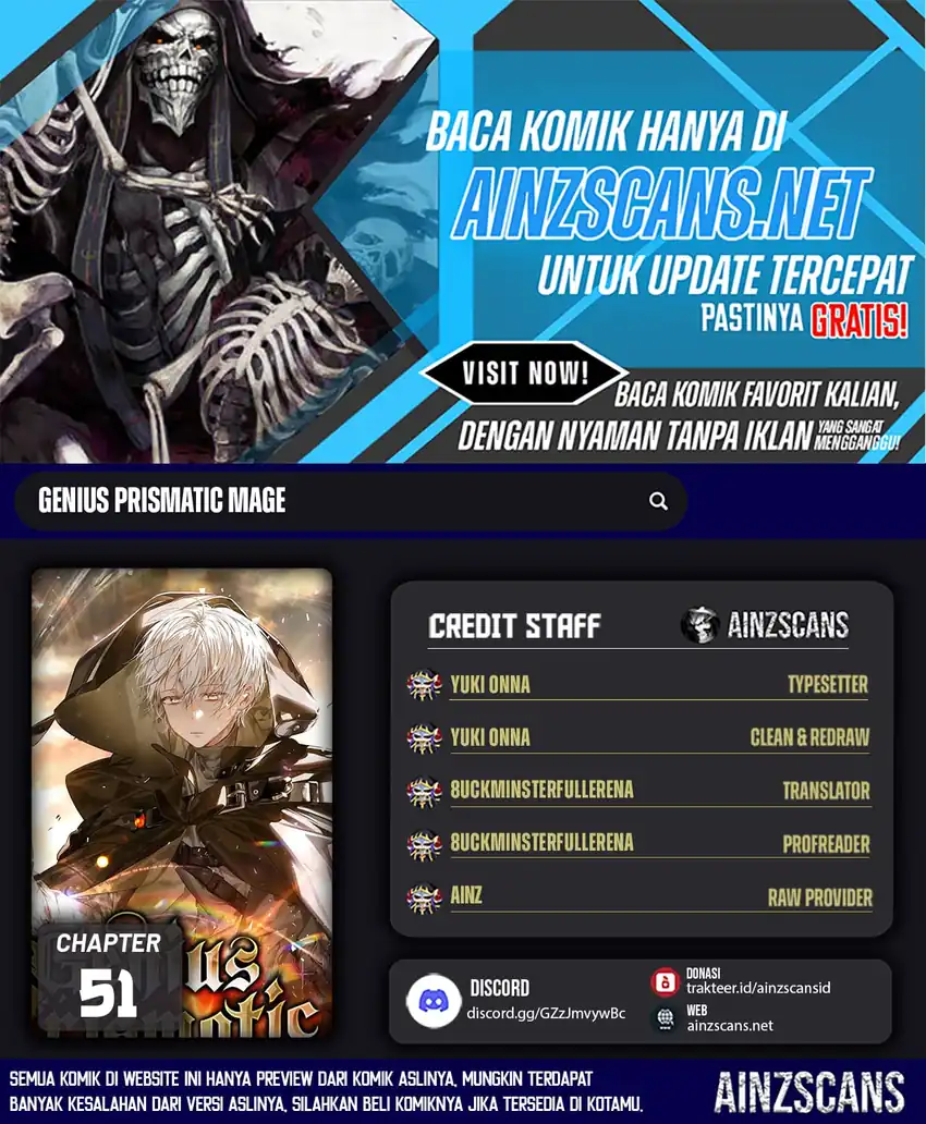 Baca Genius Prismatic Mage Chapter 50 - Halaman 1 Baca Genius Prismatic Mage - Chapter 50 halaman 1