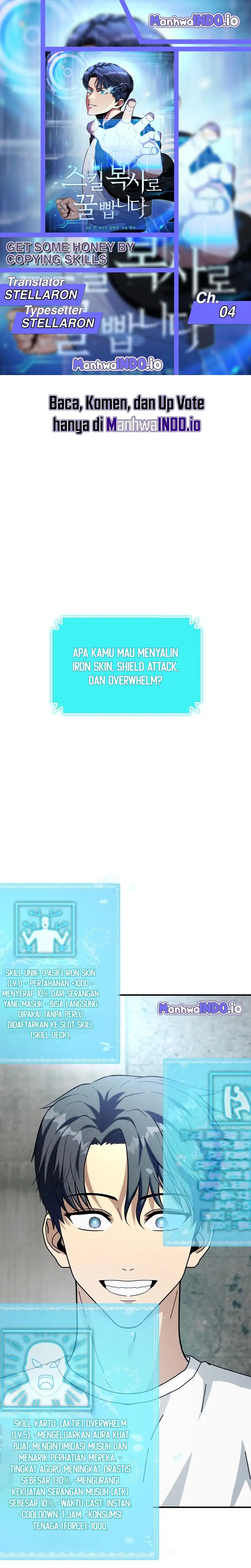 Baca Get Some Honey by Copying Skills - Chapter 04 halaman 1