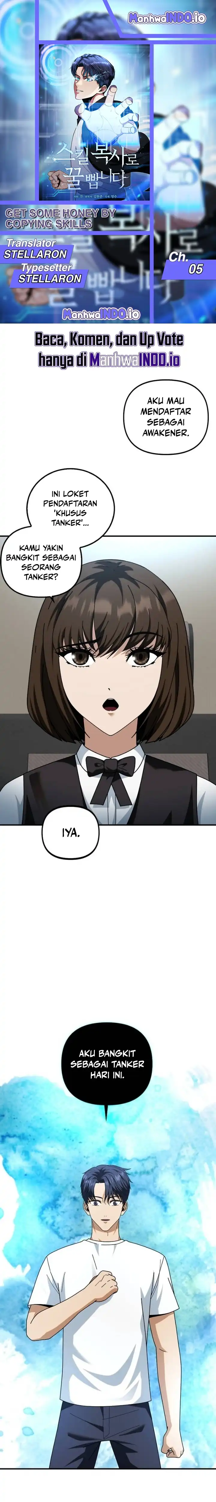 Baca Get Some Honey by Copying Skills - Chapter 05 halaman 1